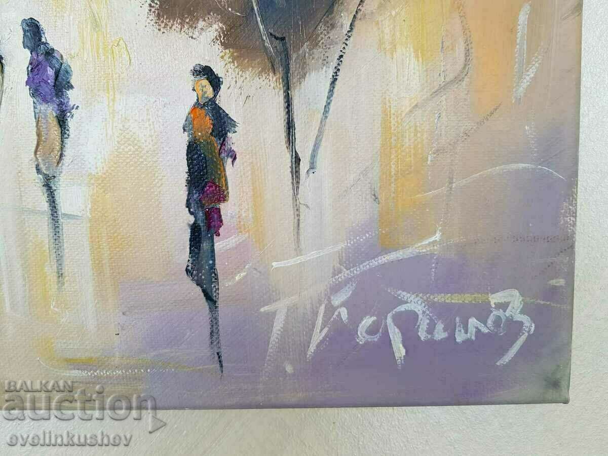 Livrarea Pictură în ulei „Peisaje din Sofia – Biserica Rusă” Livrarea Pictură în ulei „Peisaje din Sofia – Biserica Rusă”