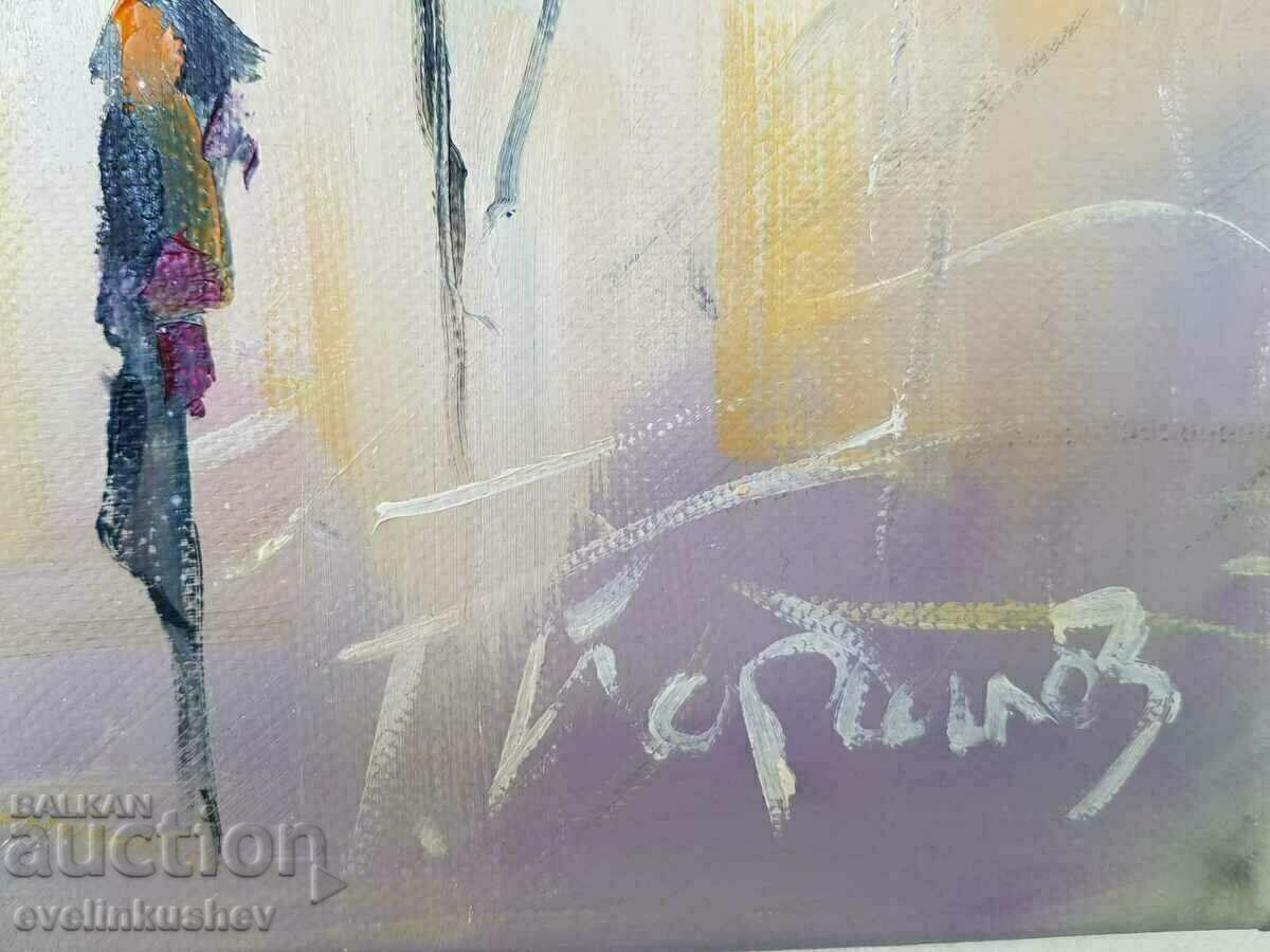 Pictură în ulei „Peisaje din Sofia – Biserica Rusă” - 5 Pictură în ulei „Peisaje din Sofia – Biserica Rusă” - 5