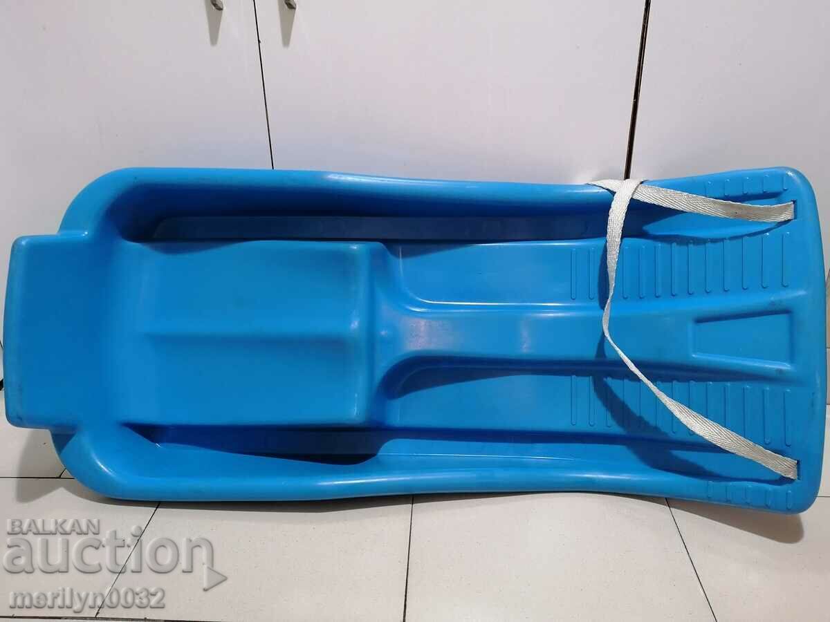 Auction Children's plastic sled real socialism 80s Auction Children's plastic sled real socialism 80s