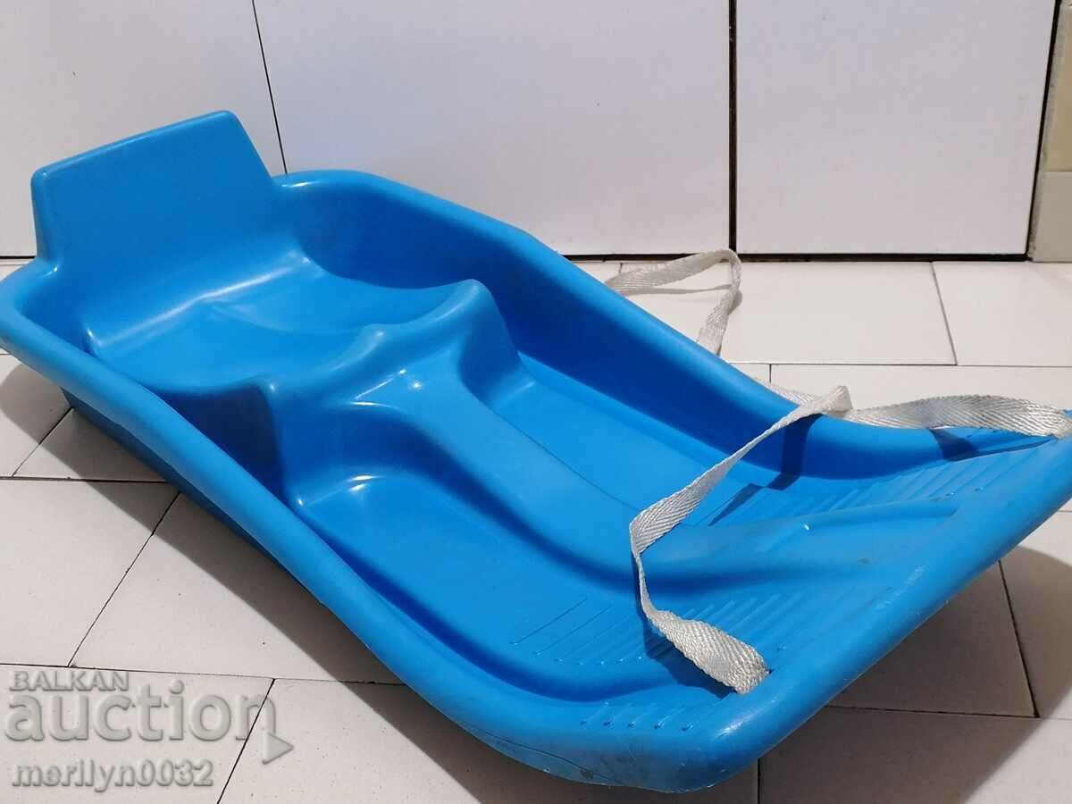 Children's plastic sled real socialism 80s - 7 Children's plastic sled real socialism 80s - 7