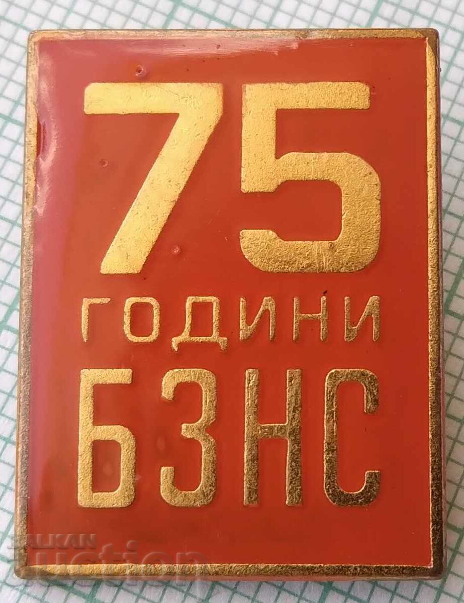 15660 Badge - 75 years BZNS