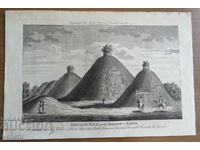 1779 - ГРАВЮРА - Хълмовете Бартлоу- ОРИГИНАЛ .