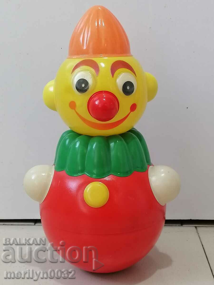 Old doll clown children's toy small USSR