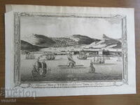 1782 - ENGRAVING - General View of Tunis - ORIGINAL