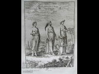 1746 - ENGRAVING - WOMEN IN THE CONGO - ORIGINAL