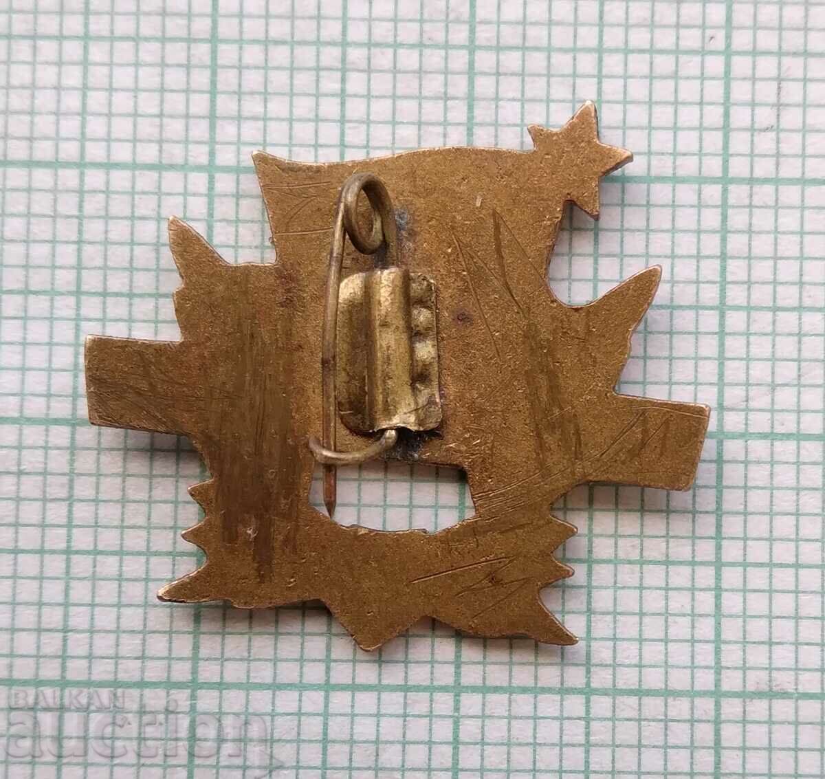 Auction 15675 Badge - Hungary - bronze enamel Auction 15675 Badge - Hungary - bronze enamel