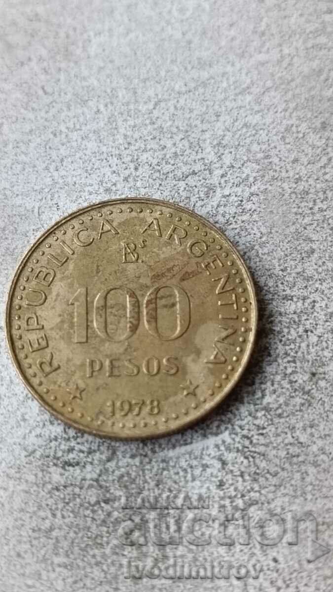 Аржентина 100 песос 1978