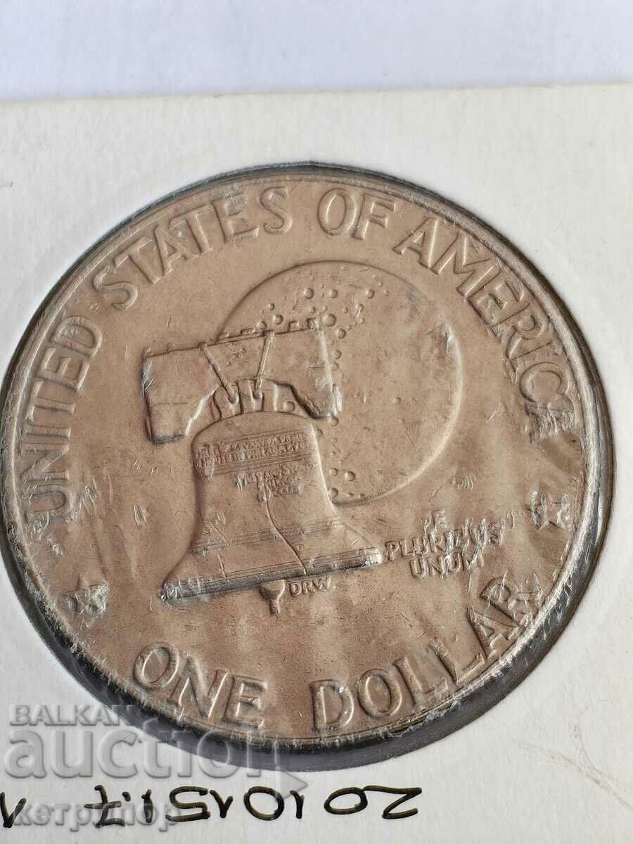 Nichel de 1 USD din 1976