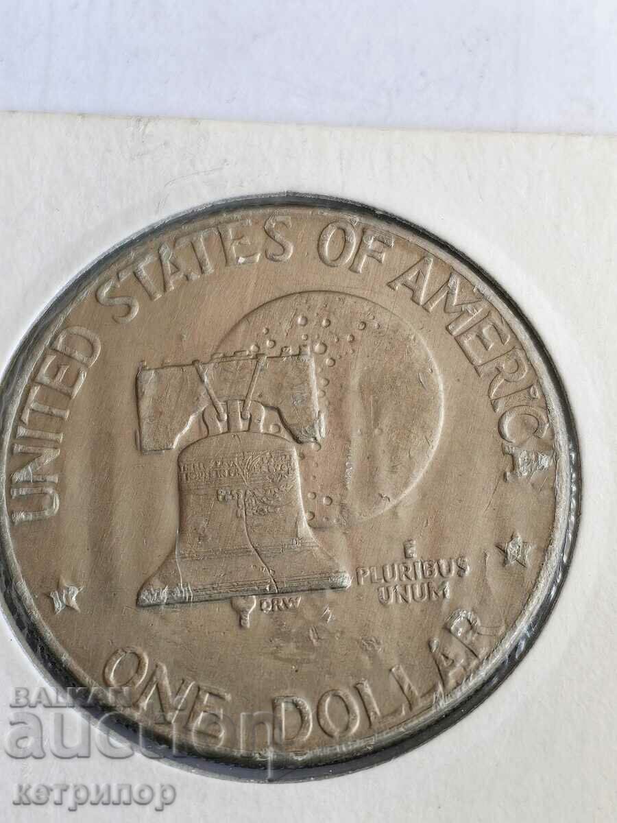 Nichel de 1 USD din 1976