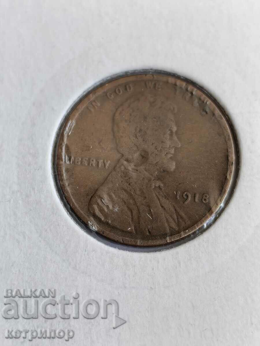 USA 1 Cent 1918 Med with price 2.00 BGN | € 1.02 USA 1 Cent 1918 Med with price 2.00 BGN | € 1.02
