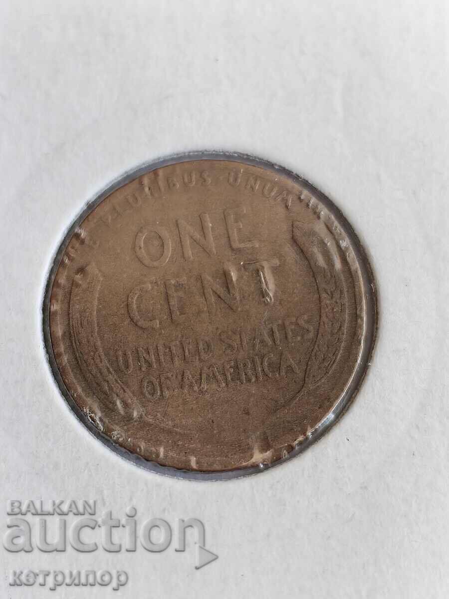 SUA 1 Cent 1918 Med