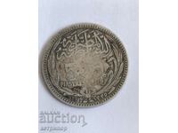 5 piastres Egypt 1917 silver