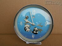 CHINESE ANIMATED ALARM CLOCK 70s Bears Panda pandas
