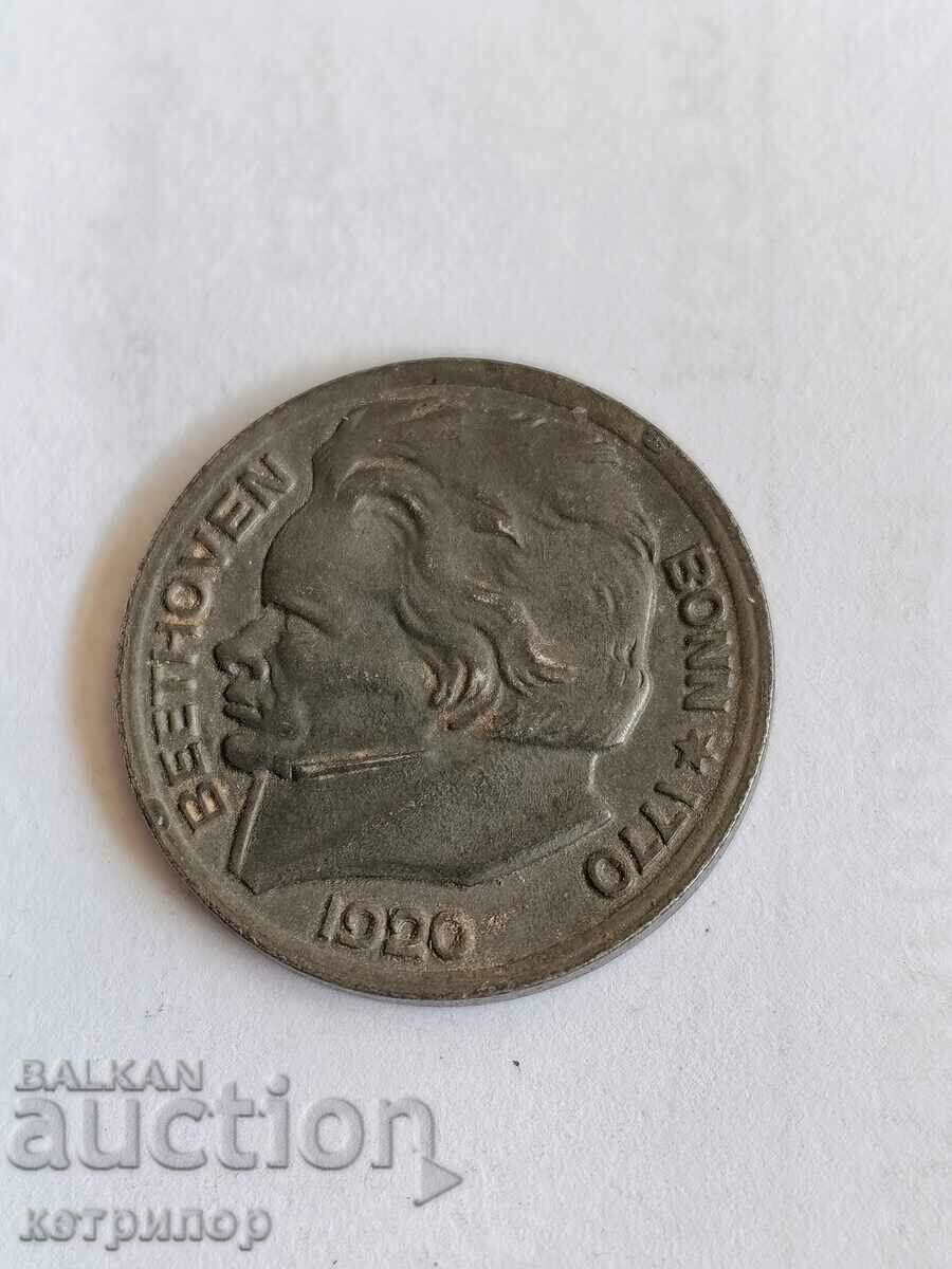10 Pfennig 1920 Bonn Germania Notgeld cu preț € 4.20 | 8.21 BGN