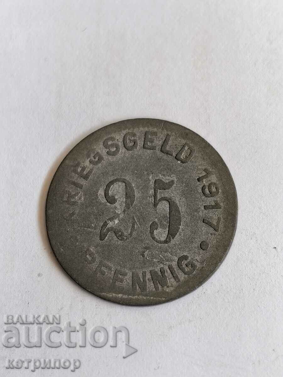 25 Pfennig 1917 Münster Γερμανία Notgeld