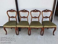 Beautiful vintage chairs array!