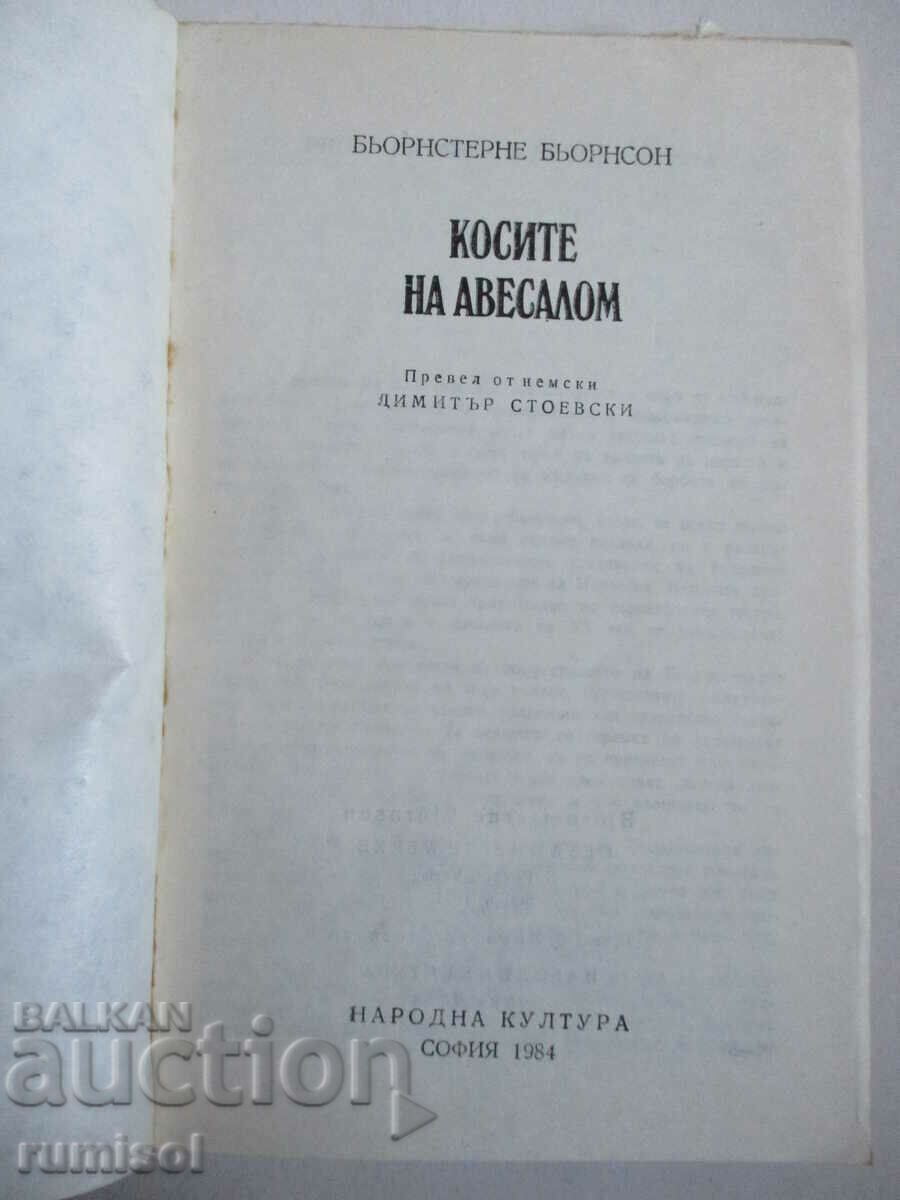 Auction  Absalom's Hair - Björnsterne Björnsson