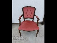 Beautiful vintage solid wood chair!