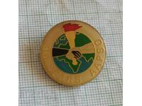 Badge - 30 years. AAPSO Afro-Asian Solidarity Organization