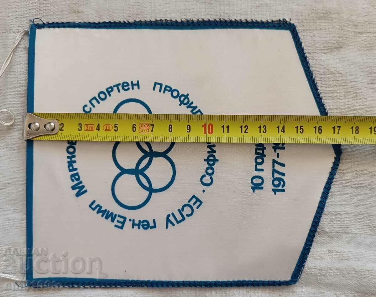Auction Flag- 10 years EUPU Sports Profile General Emil Markov Auction Flag- 10 years EUPU Sports Profile General Emil Markov