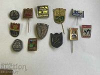 Bulgaria 12 badges signs cities coats of arms others