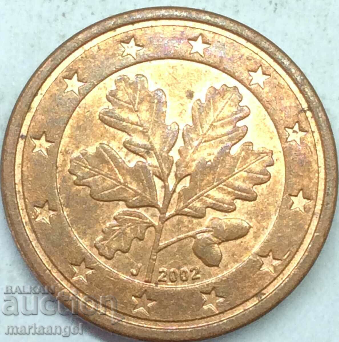 Germania 1 cent de euro 2002 - rar