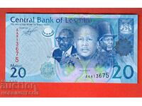 LESOTHO 20 issue - issue 2010 NEW UNC