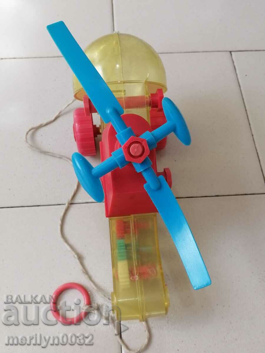 Delivery of Children's plastic toy helicopter airplane NRB