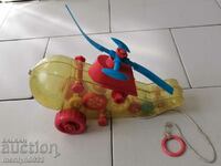 Детска пластмасова играчка вертолет самолет НРБ