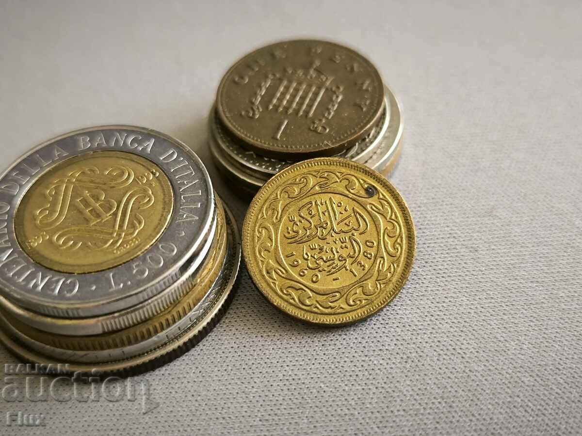 Coin - Tunisia - 10 millimas | 1960 with price 1.45 BGN | € 0.74 Coin - Tunisia - 10 millimas | 1960 with price 1.45 BGN | € 0.74