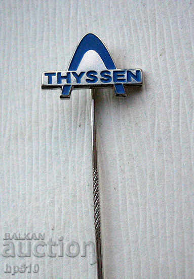 Thyssen badge /c