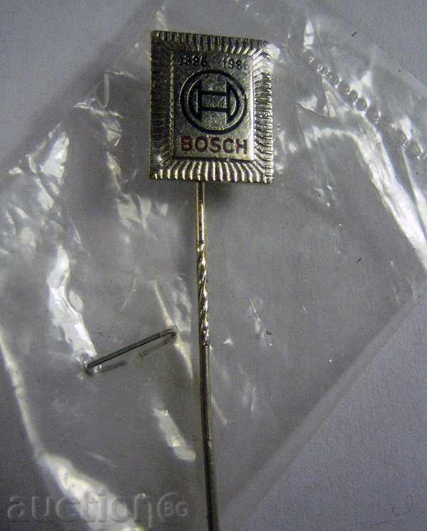 Значка Bosch 1886-1986 100 годишнина с цена € 7.00 | 13.69 лв.