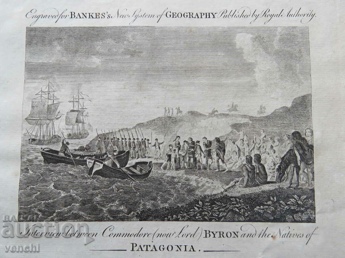 1790 - GRAVURA - ARGENTINA, PATAGONIA - ORIGINAL cu preț € 24.99 | 48.88 BGN