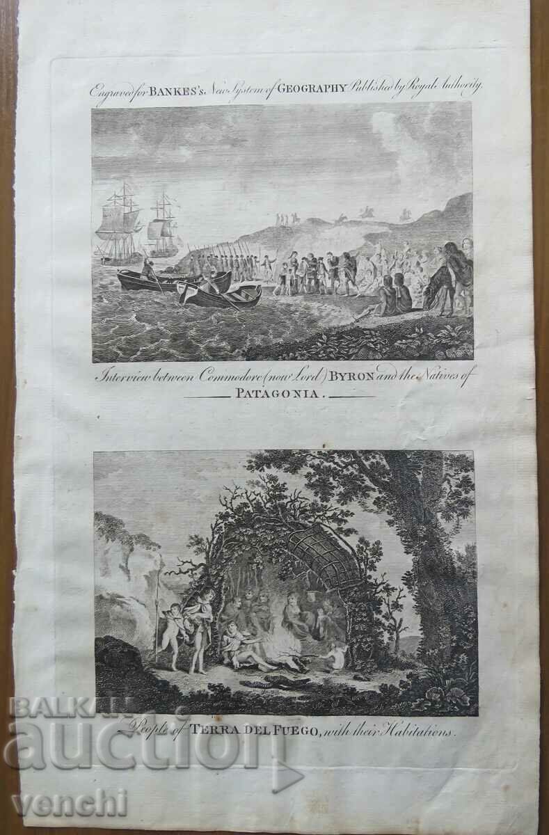1790 - GRAVURA - ARGENTINA, PATAGONIA - ORIGINAL 1790 - GRAVURA - ARGENTINA, PATAGONIA - ORIGINAL