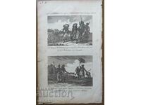 1790 - ГРАВЮРА - КОНГО - АФРИКА, КРАЛ - ОРИГИНАЛ +