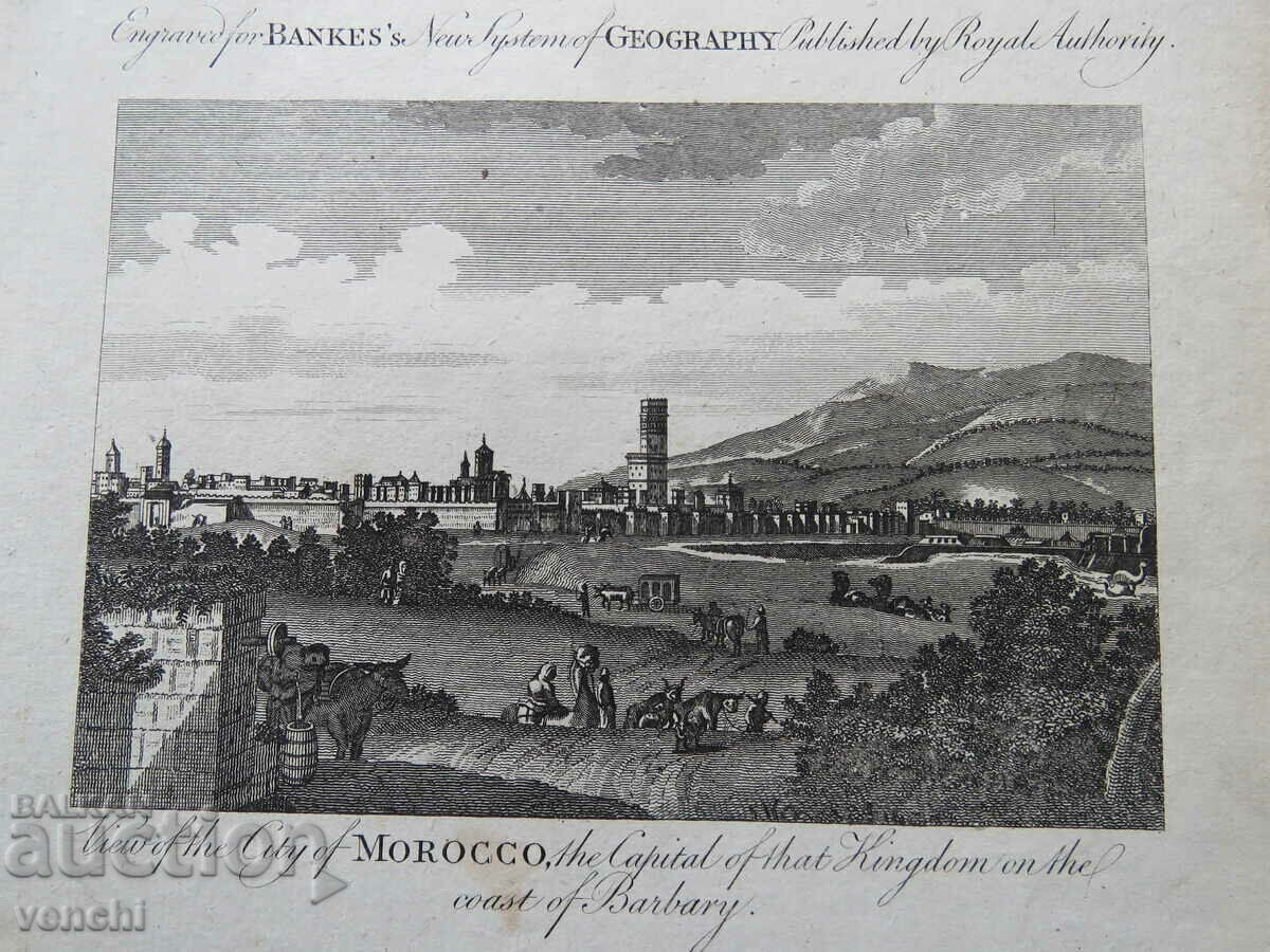 1790 - GRAVURA - MAROC, CALARE - ORIGINAL cu preț € 34.99 | 68.43 BGN 1790 - GRAVURA - MAROC, CALARE - ORIGINAL cu preț € 34.99 | 68.43 BGN