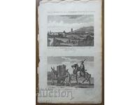 1790 - ГРАВЮРА - МАРОКО, КОННИК- ОРИГИНАЛ +