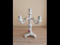 Beautiful German porcelain candle holder