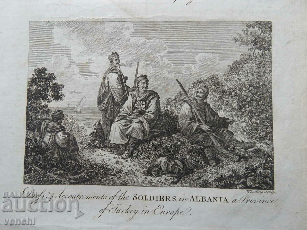 Licitație 1788 - GRAVURA - GRECIA, ALBANIA - ORIGINAL