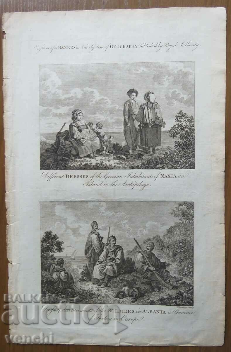 1788 - GRAVURA - GRECIA, ALBANIA - ORIGINAL