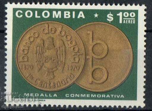 1971. Colombia. Air mail - Bank of Bogota's 100th anniversary.