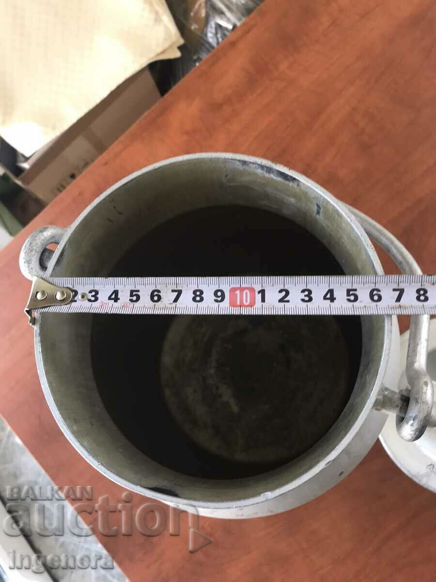 GUM MILK CONTAINER ALUMINUM-10 LITERS HEALTHY - 7 GUM MILK CONTAINER ALUMINUM-10 LITERS HEALTHY - 7