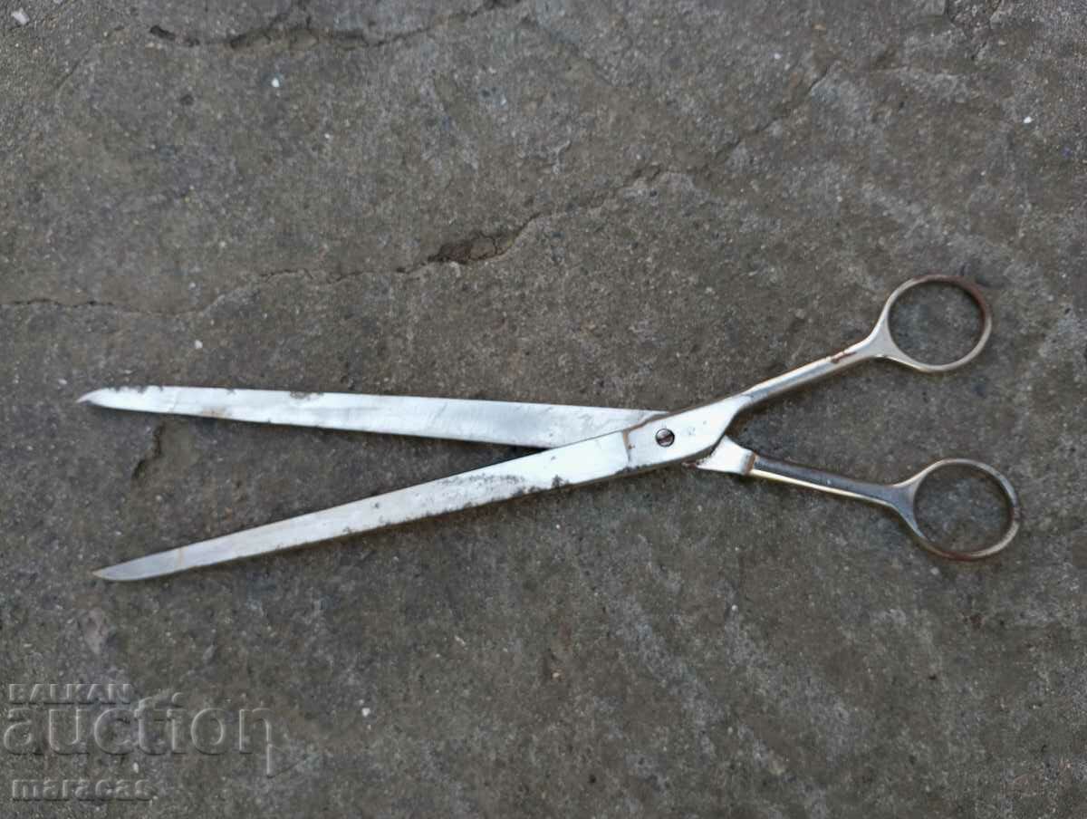 Old metal scissors