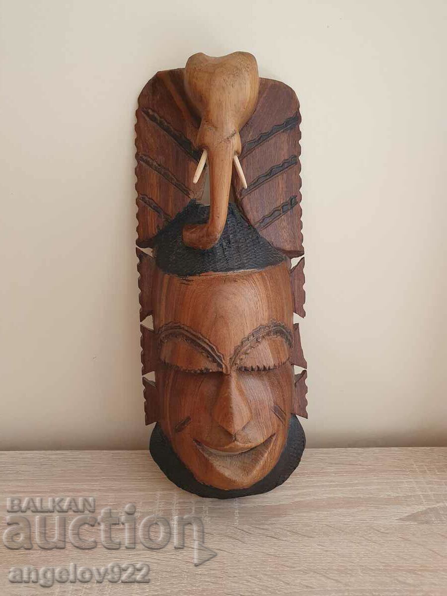 A solid wooden figure figurine