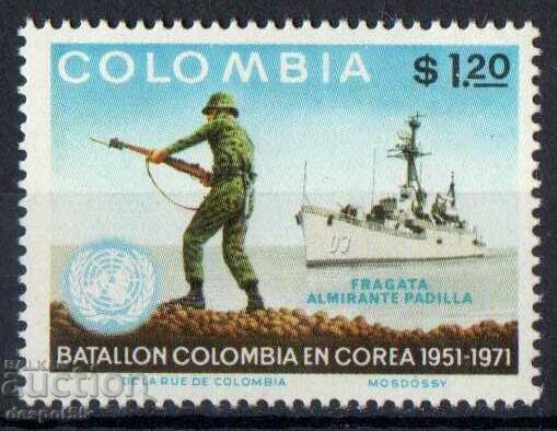 1972. Columbia. Implicarea Columbiei în războiul din Coreea.