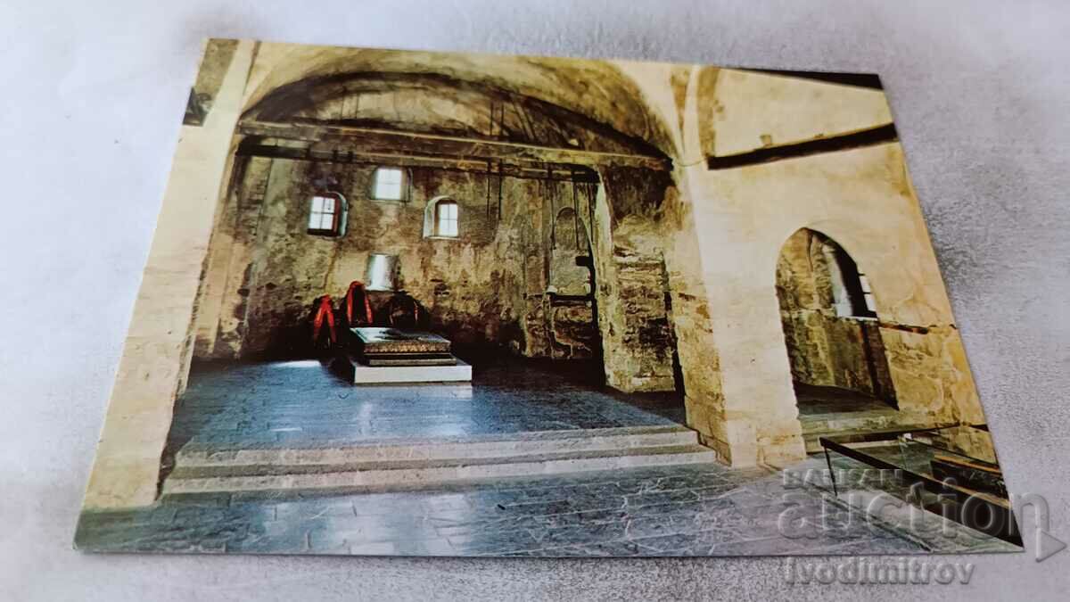 Пощенска картичка Батак Историческата църква Интериор