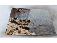 Пощенска картичка Черноморски бряг 1987