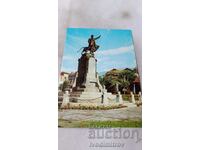 Postcard Karlovo Monument to Vasil Levski 1983