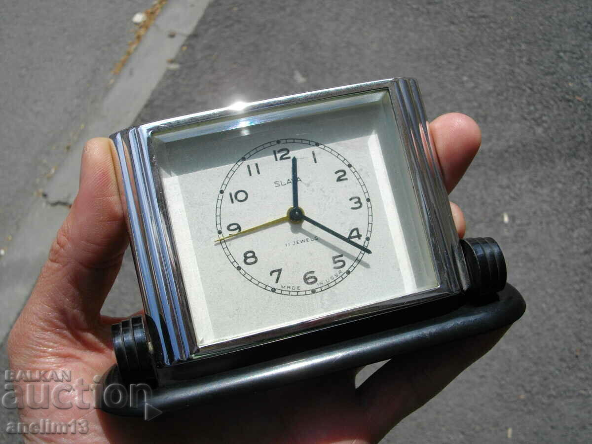 Auction  COLLECTIBLE ALARM CLOCK SLAVA SLAVA NEW