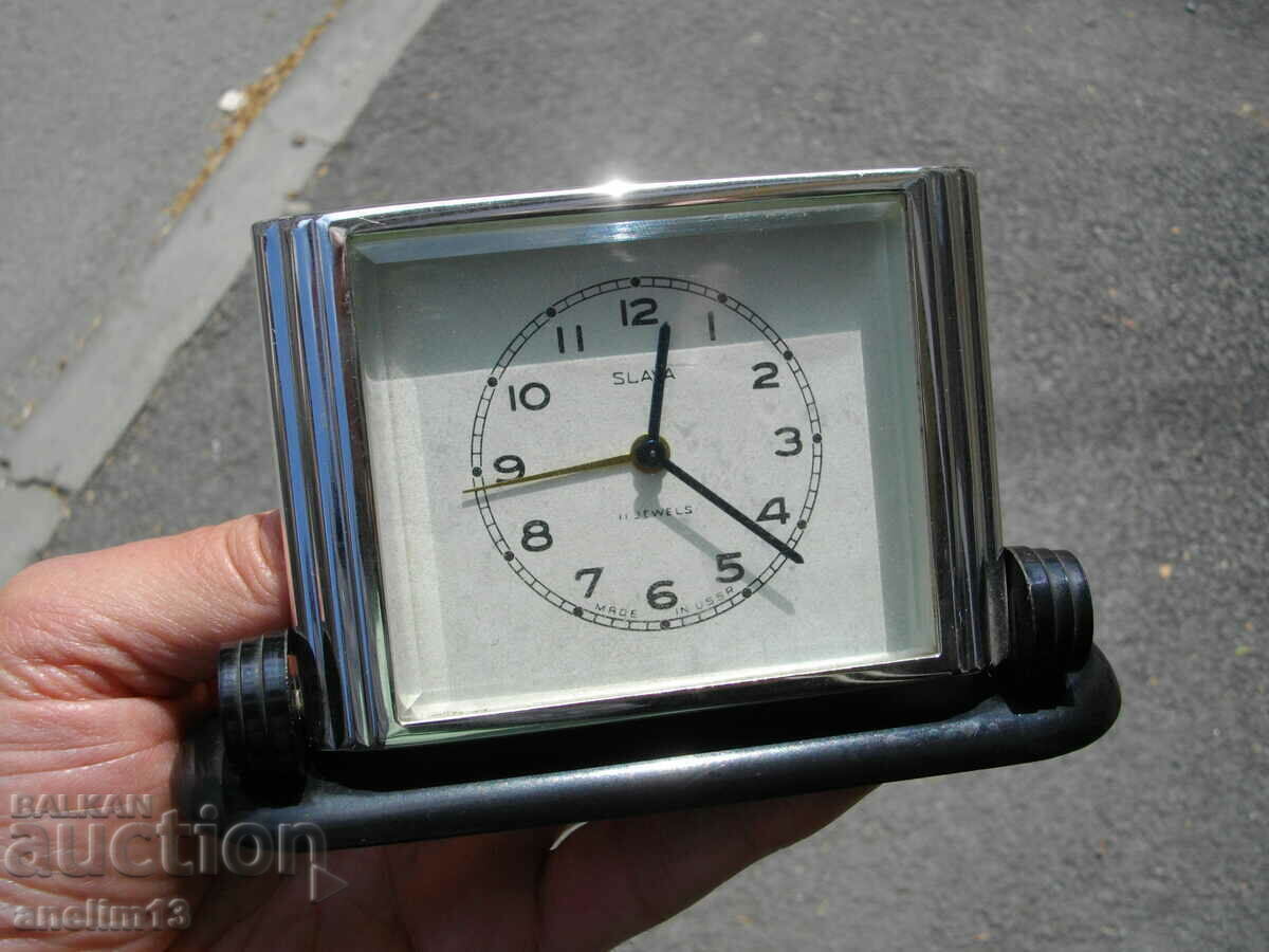 COLLECTIBLE ALARM CLOCK SLAVA SLAVA NEW - 5